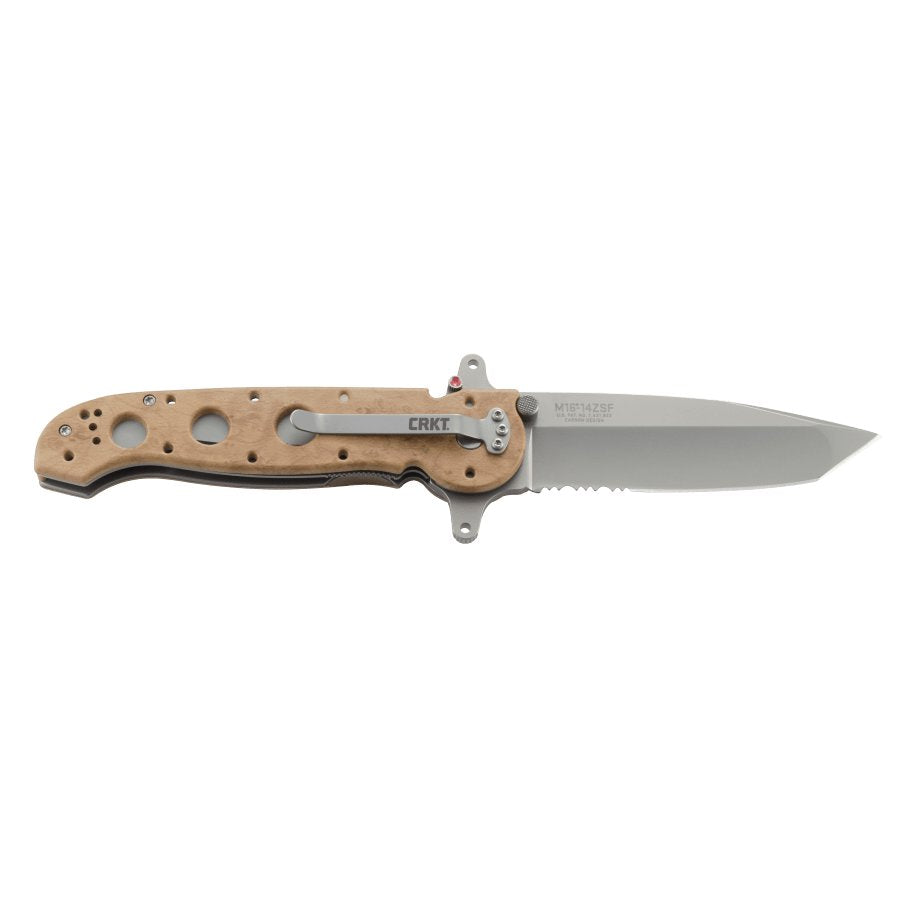 Columbia River Knife & Tool - M16-14ZSF Desert Tan Folding Knife