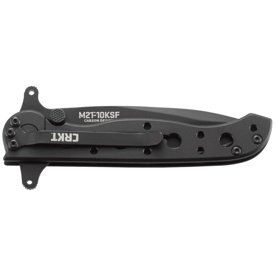 Columbia River Knife & Tool - M21-10KSF Black Folding Knife