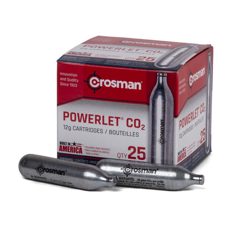 Crosman - 12-Gram Powerlet CO2 Cartridges - 15 Pack
