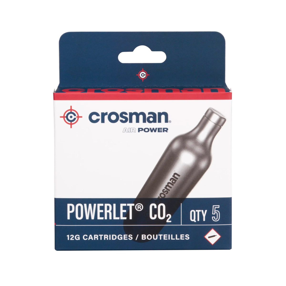 Crosman - 12-Gram Powerlet CO2 Cartridges - 15 Pack