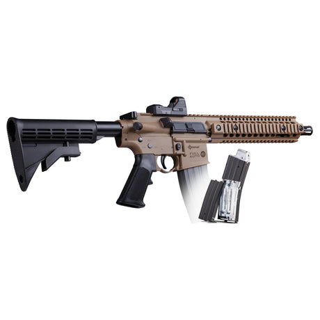 Crosman - Full Auto R1 BB Air Rifle, Flat Dark Earth