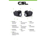 Viridian Weapon Technologies - C5L Green Laser Sight and Tactical Light: Compact, Rechargeable, and Feature-Packed