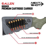 Allen – Next Shot Bridger Buttstock Cartridge Carrier, 7-Round Gray