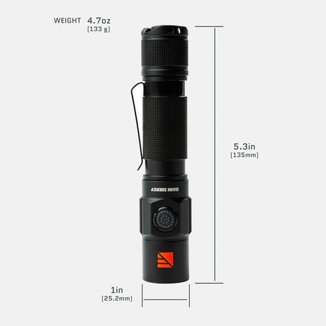 Dark Energy - Pharos Rechargeable Flashlight 1800 Lumens — view 3