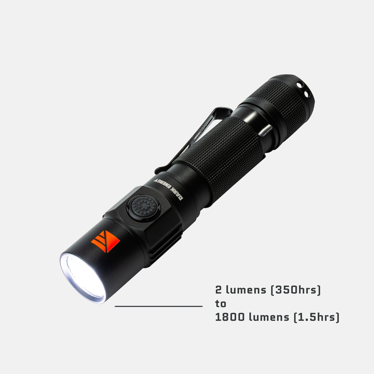 Dark Energy - Pharos Rechargeable Flashlight 1800 Lumens — view 4