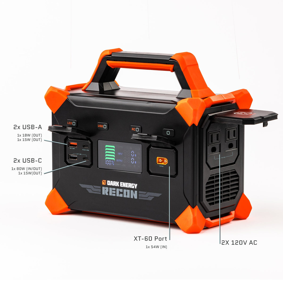 Dark Energy - Recon 300 Portable Power Station 270Wh — view 3