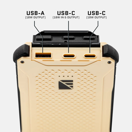 Dark Energy - Poseidon Pro Rugged Portable Battery 10,200mAh — Desert Tan (3)
