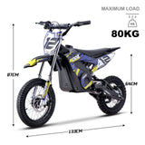 MotoTec 36v 1000w (HP112E) Electric Dirt Bike - Blue
