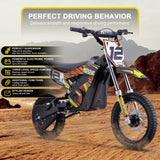 MotoTec 36v 1000w (HP112E) Electric Dirt Bike - Orange