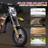 MotoTec 36v 1000w (HP112E) Electric Dirt Bike - Orange