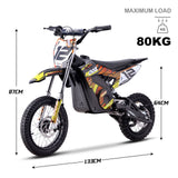 MotoTec 36v 1000w (HP112E) Electric Dirt Bike - Orange