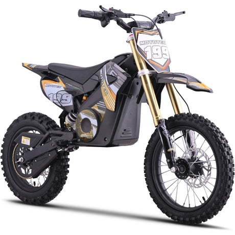 MotoTec - 36V 1000W Electric Dirt Bike Orange