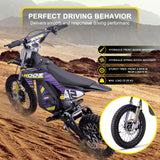 MotoTec 36v 1000w (HP112E) Electric Dirt Bike - Purple