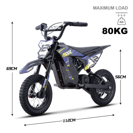 MotoTec 36v 300w (HP122E) Electric Dirt Bike - Blue