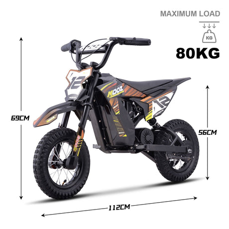 MotoTec 36v 300w (HP122E) Electric Dirt Bike - Orange