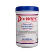 D-Lead - D-Wipe Towels 10.25" x 7.5" - 70/Canister, Case of 6