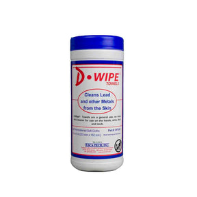 D-Lead - D-Wipe Towels 8" x 6" - 40 Towels/Canister, Case of 12