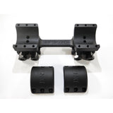 DNZ - Freedom Reaper 2pc Vertical Split Rail Mount, 1 Inch, Black