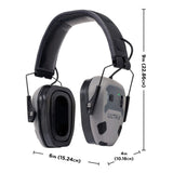 Allen - ULTRX Bionic Fuse Bluetooth Electronic Earmuff, Cement Gray