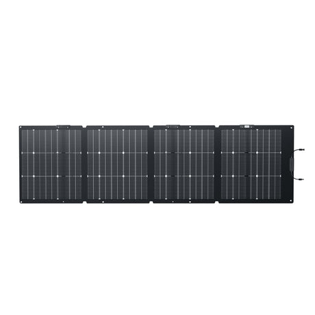 EcoFlow 220W bifacial portable solar panel for efficient outdoor energy solutions