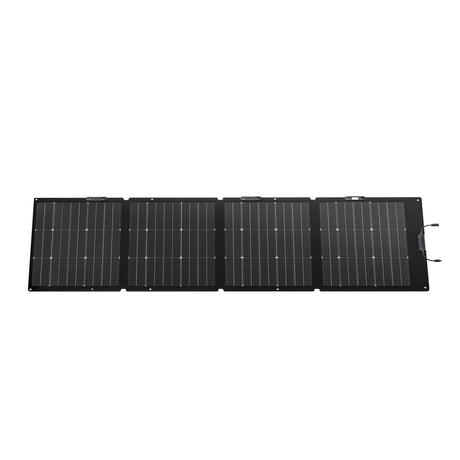 EcoFlow 220W bifacial portable solar panel for outdoor survival and emergency power solutions