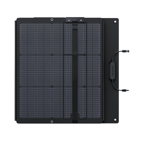 EcoFlow 220W bifacial portable solar panel for outdoor survival and emergency power solutions