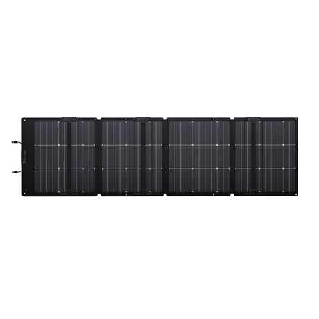 EcoFlow 220W bifacial portable solar panel for outdoor survival and emergency preparedness