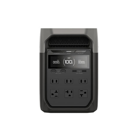 EcoFlow – DELTA 3 Portable Power Station, 1024Wh, 1800W Output
