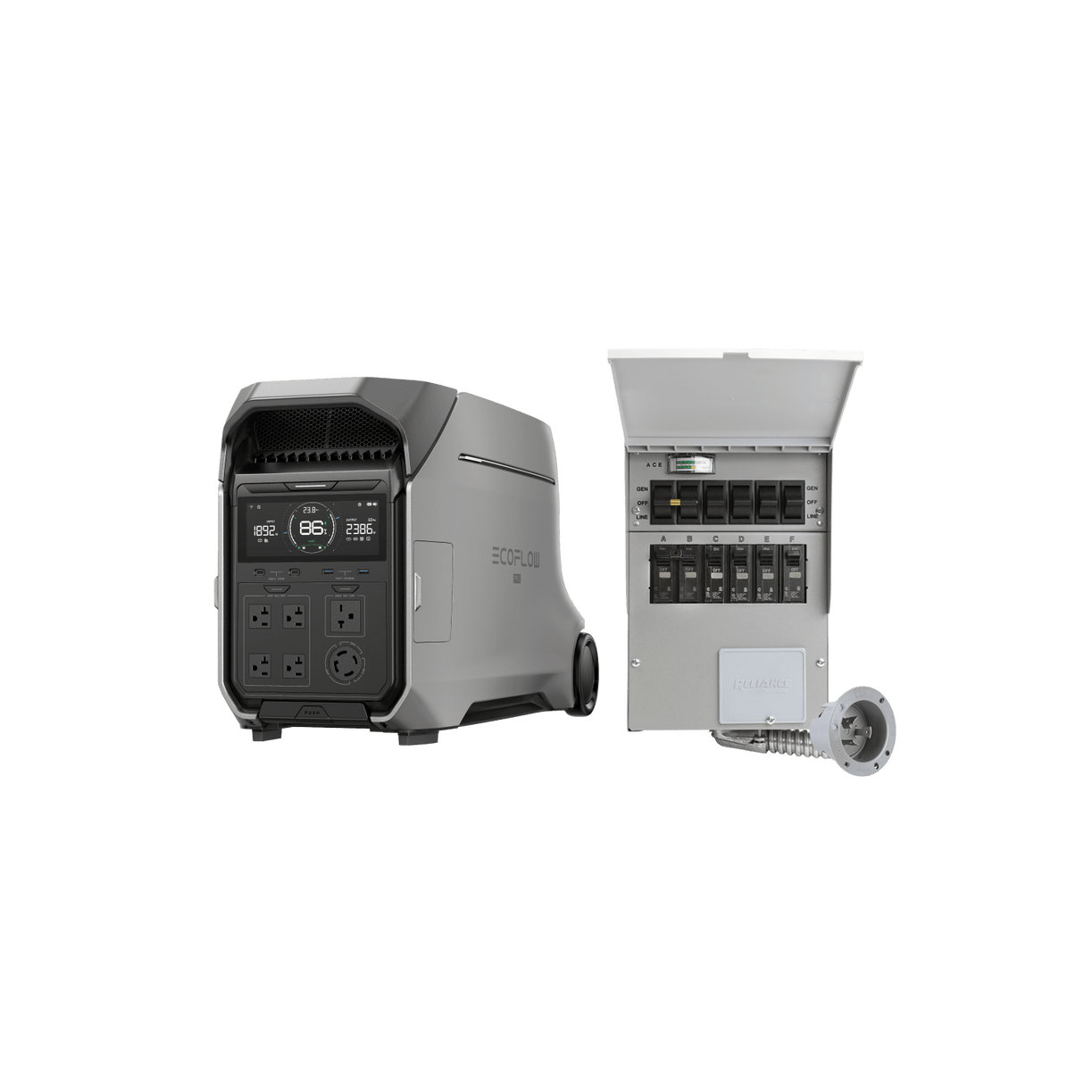 EcoFlow – DELTA Pro 3 Portable Power Station, 4096Wh, 120/240V, 4000W