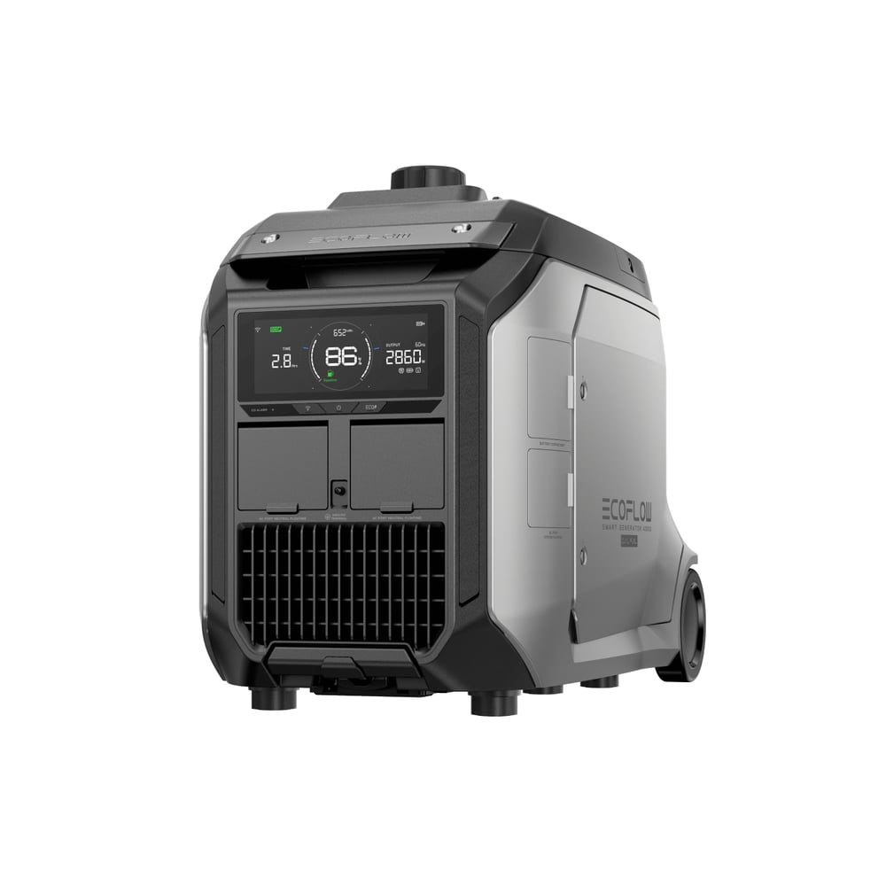 EcoFlow – Smart Generator 4000 (Dual Fuel, 3200W DC Output)