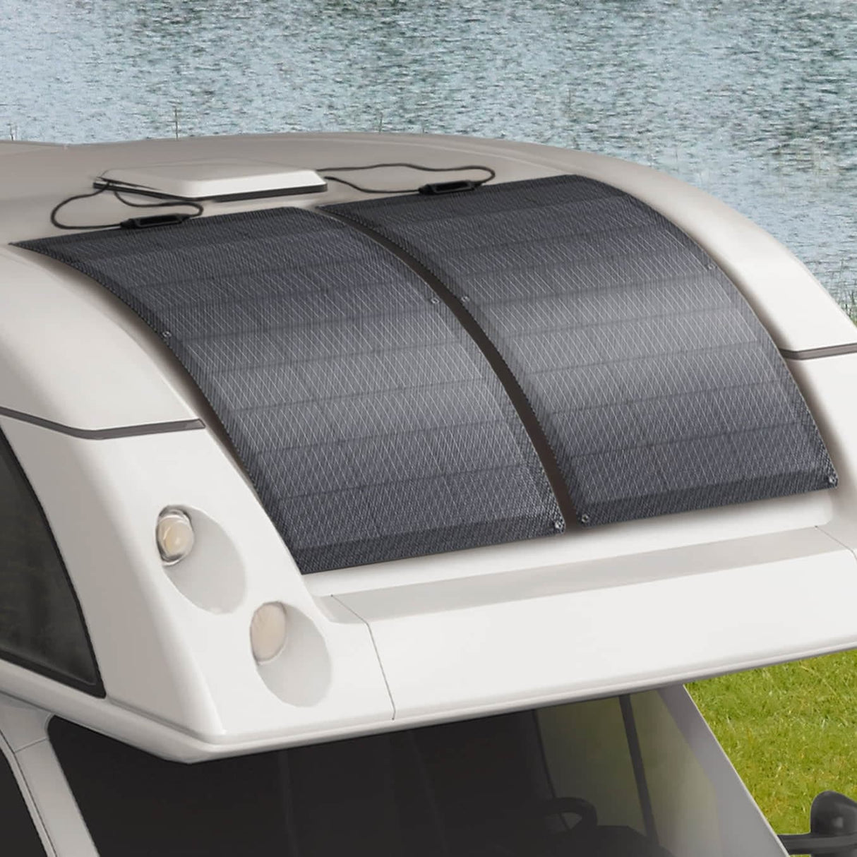 EcoFlow – 100W Flexible Solar Panel for RVs, Vans & Off-Grid