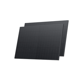 EcoFlow – 400W Rigid Solar Panel 2-Pack for Off-Grid Power