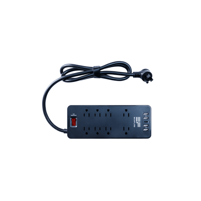 EcoFlow – Surge Protector Power Strip with 8 Outlets & 5 USB Ports, 1800J