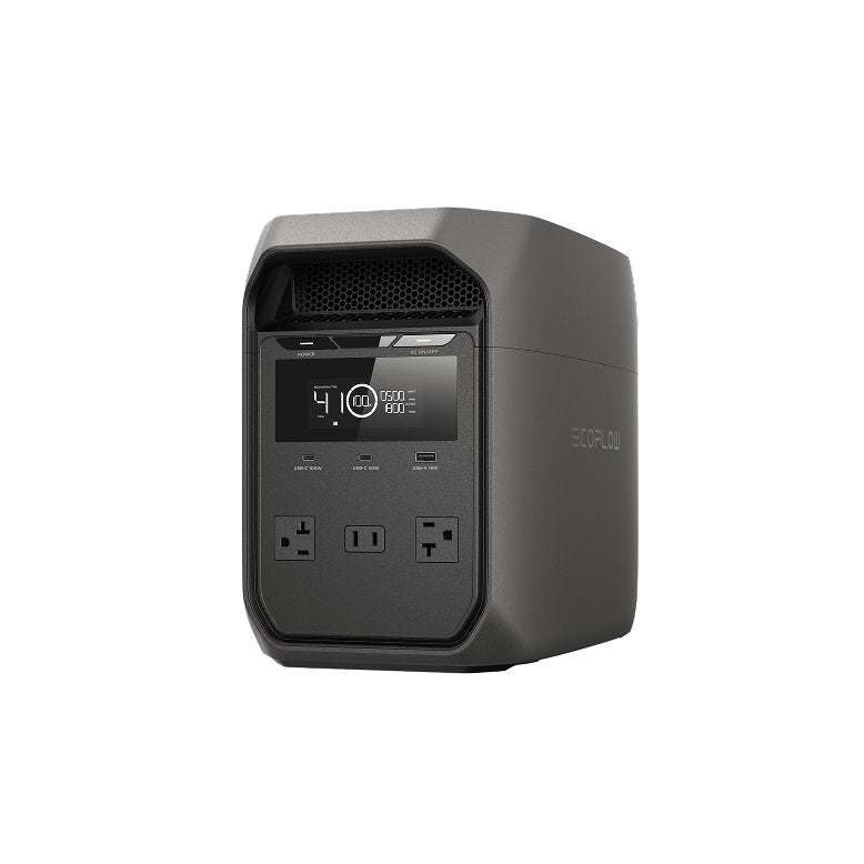 EcoFlow - DELTA 3 CLASSIC Portable Power Station - Light Gray