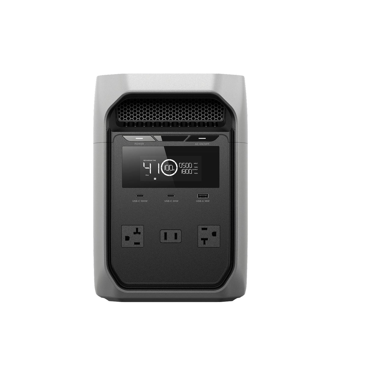 EcoFlow - DELTA 3 CLASSIC Portable Power Station - Light Gray