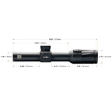 EOTECH - Vudu 1-8x24 SFP Scope - Black, HC3 Reticle