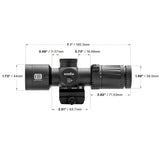 EOTECH - Vudu 4-12x36 FFP Riflescope - MR5, Black