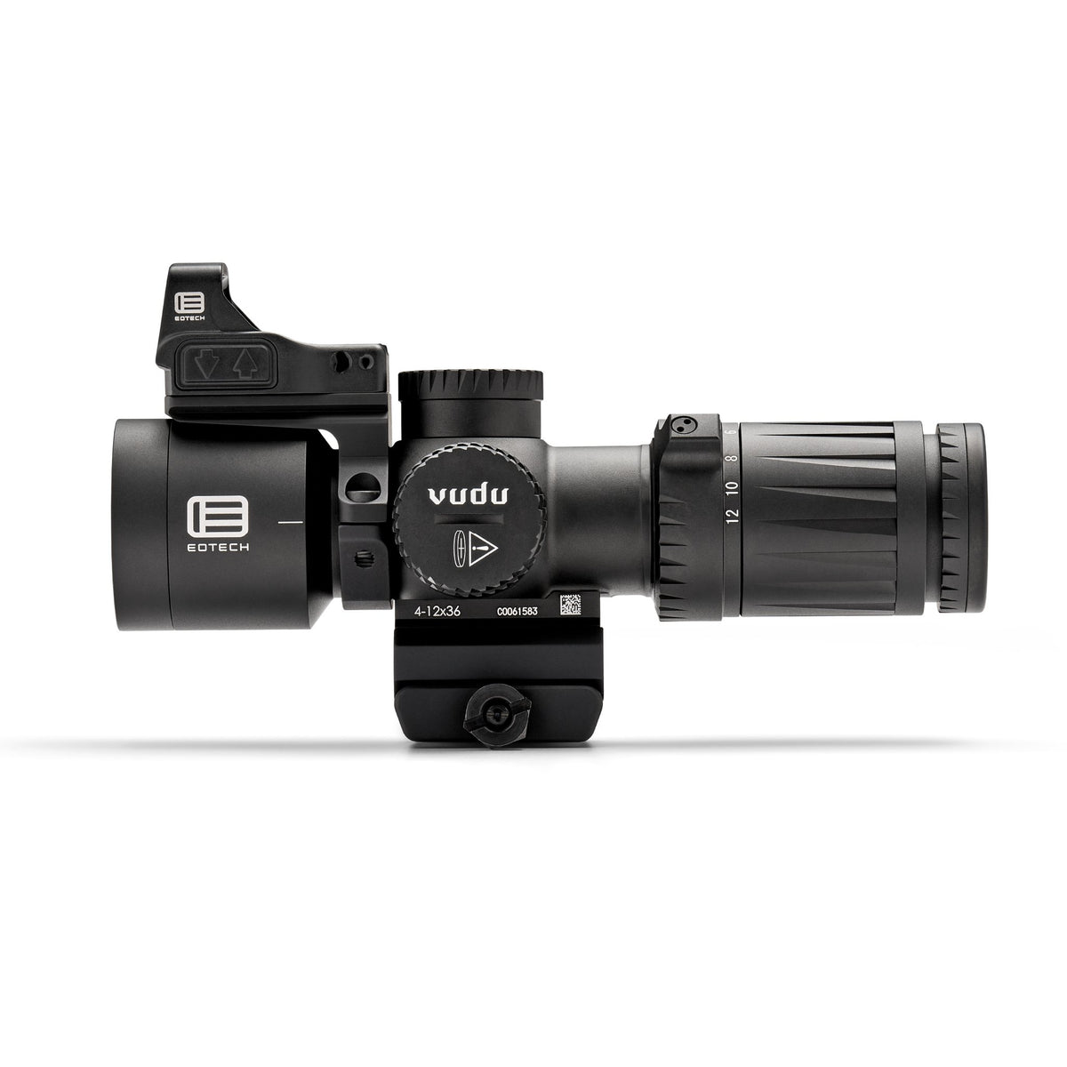 EOTECH - Vudu 4-12x36 FFP Scope with EFLX & Ring Mount