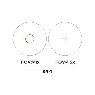 EOTECH - Vudu 1-6x24 FFP Scope with SR1 Reticle, Black