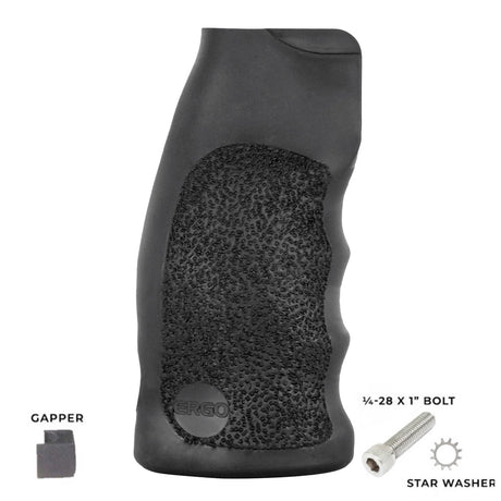 Ergo Grip - TDX-0 Tactical Deluxe Zero Angle SureGrip - Black