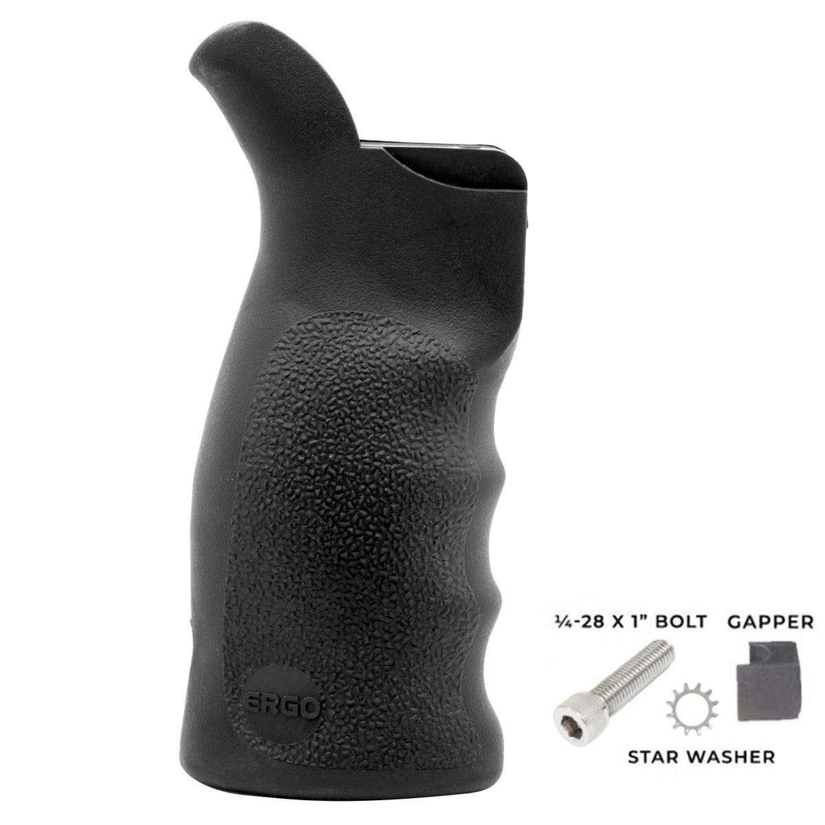 Ergo Grip - TDX-0 Tactical Deluxe Zero Angle SureGrip - Black