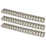 Ergo Grip - 18-Slot Low-Pro Ladder Rail Cover, 3 Pack - Dark Earth