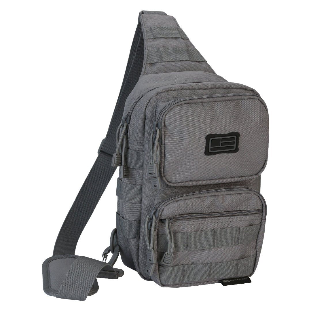 Evolution Outdoor - Tactical Shoulder Sling Pack - Grey