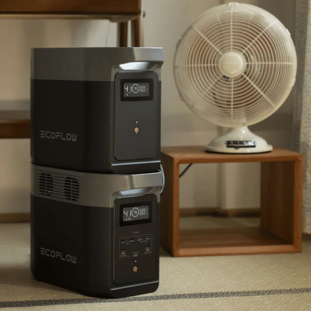 Expand your EcoFlow DELTA 2 with 1024Wh of extra power. LFP battery, 10-year lifespan, fast recharge, and smart app control—ideal for home or off-grid.