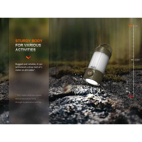 Fenix - CL26R PRO Rechargeable Lantern - Gray Camo