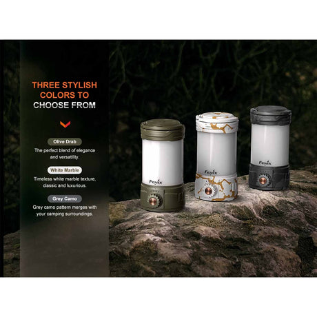 Fenix - CL26R PRO Rechargeable Lantern - Gray Camo
