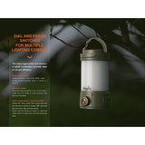 Fenix - CL26R PRO Rechargeable Lantern - Gray Camo