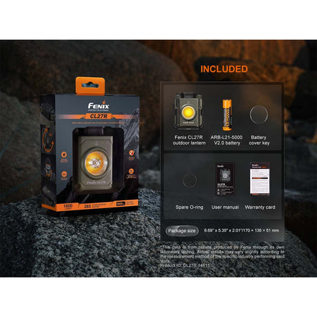 Fenix - CL27R Rechargeable Lantern - Wild Green