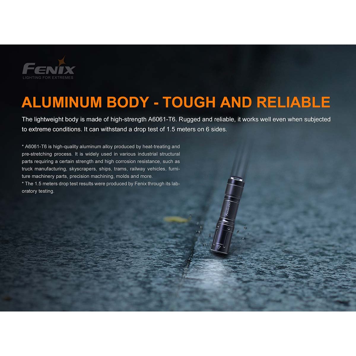 Fenix - E01 V2.0 AAA Flashlight - Black