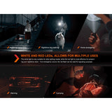 Fenix - E03R V2.0 Keychain Flashlight - Gray